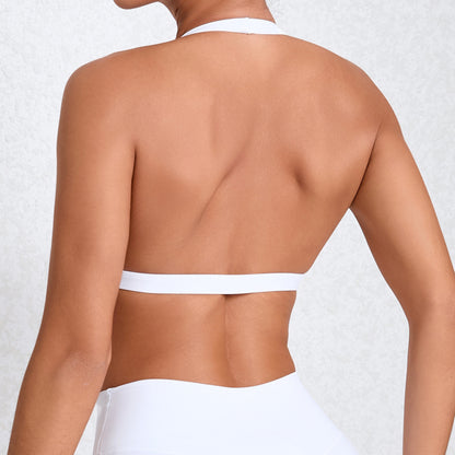 Women’s Quick-Dry Yoga Sports Bra – Tight Fit, Moisture-Wicking Workout Top