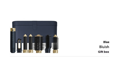 6-in-1 Electric Multifunctional Hot Air Comb – Curling, Straightening & Fluffy Hairstyle Blower Brush