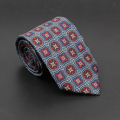 Super Soft Bohemian Silk Tie – Men’s Fashion 75mm Necktie