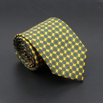 Super Soft Bohemian Silk Tie – Men’s Fashion 75mm Necktie