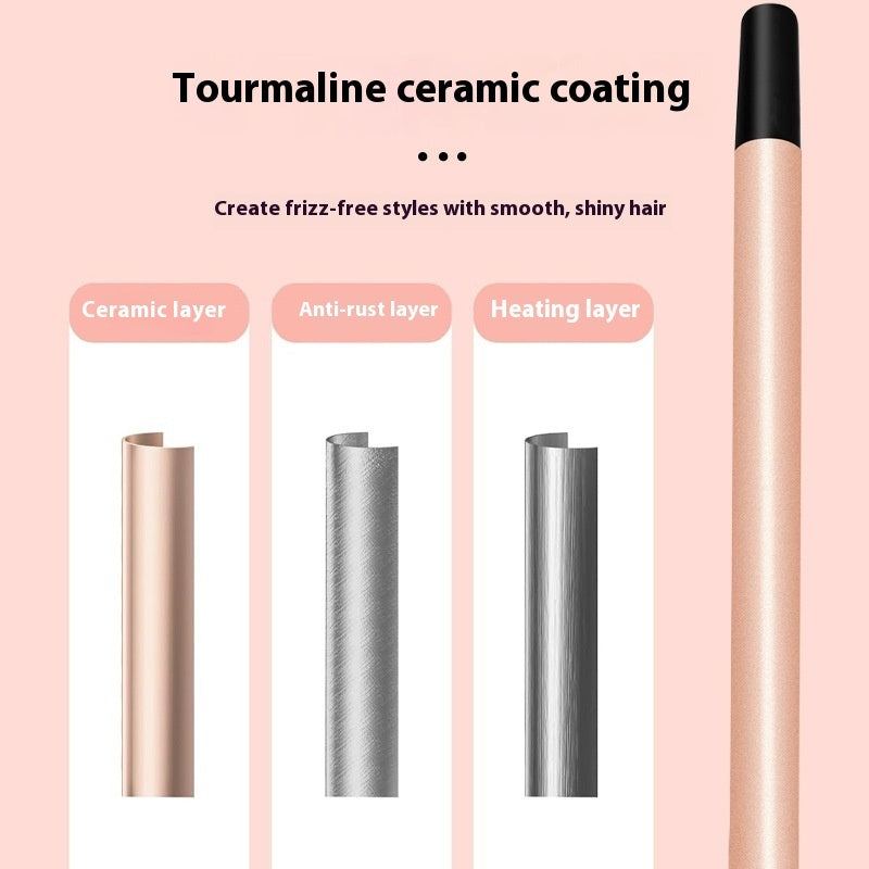 Mini Hair Curler for Air Bangs | Compact Curling Iron with Fast Heating