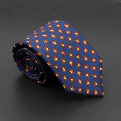 Super Soft Bohemian Silk Tie – Men’s Fashion 75mm Necktie