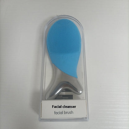 Silicone Ultrasonic Facial Cleansing Brush – Electric Vibration Pore Cleaner & Skin Massager