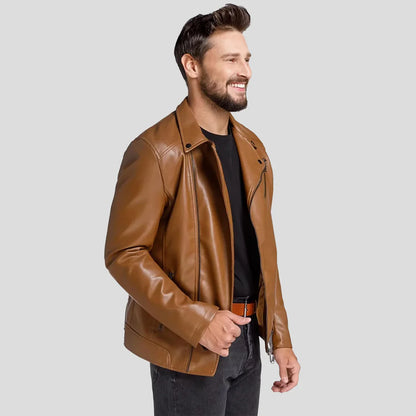 Perfecto Motorcycle Jacket with Hood and Buckle Waist
