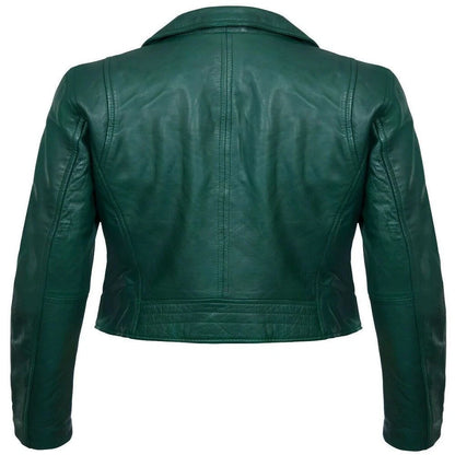 Women’s Classic Brando Biker Jacket Loughton | Genuine Nappa Leather Coat